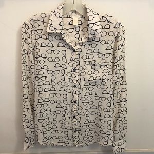 Forever 21 glasses button up